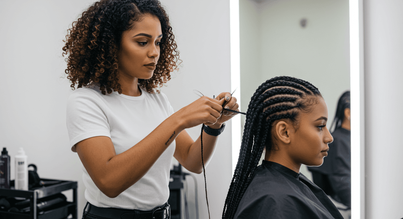Curso de Especialização em Tranças Brad box, Nagô e Penteados Afros