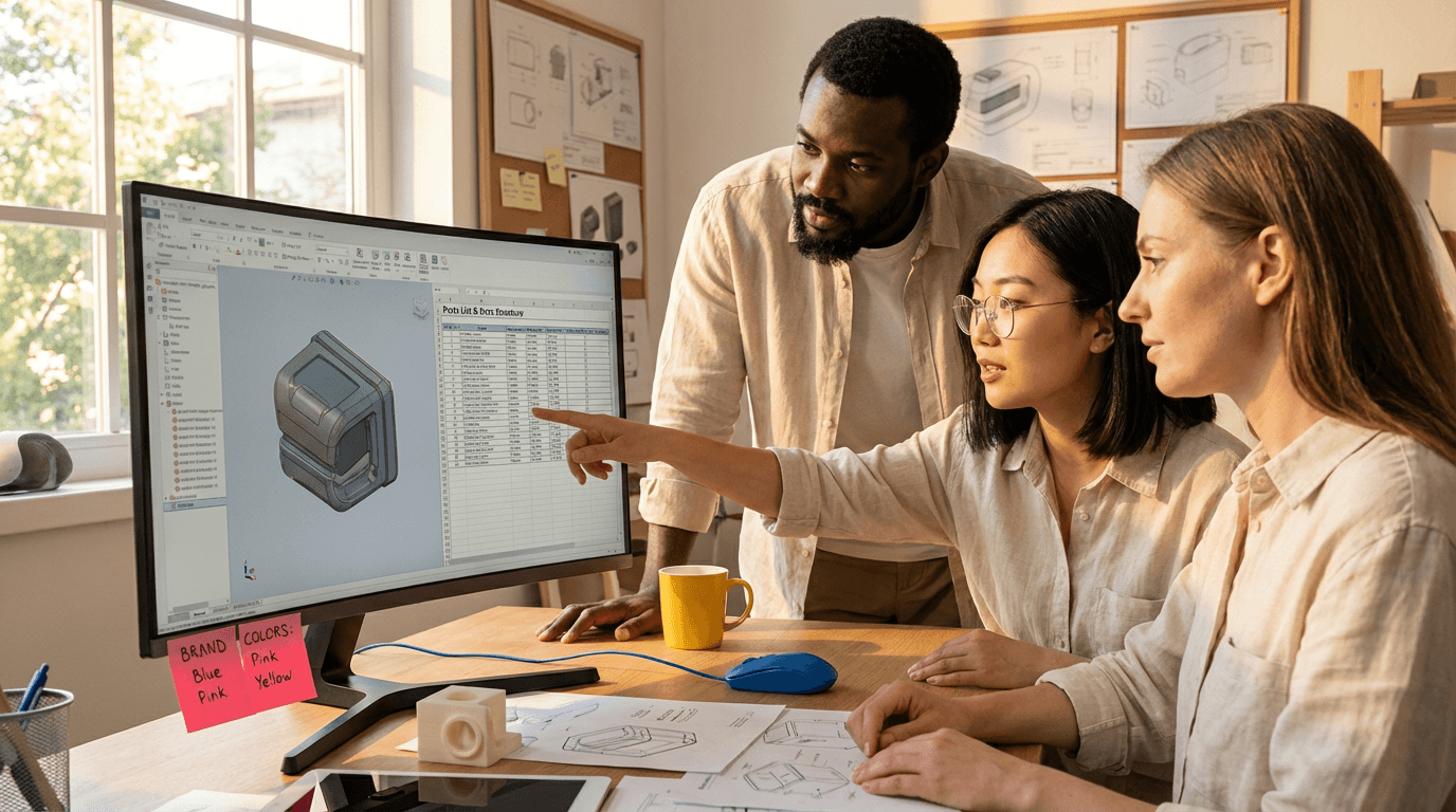 הדרכה בניהול נתוני מוצר (PDM)