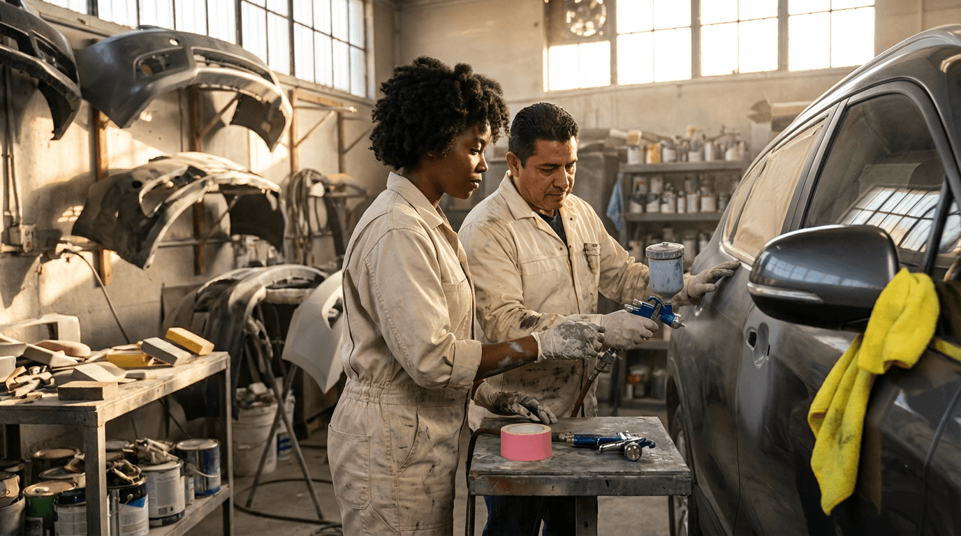 curso de pintura de coches