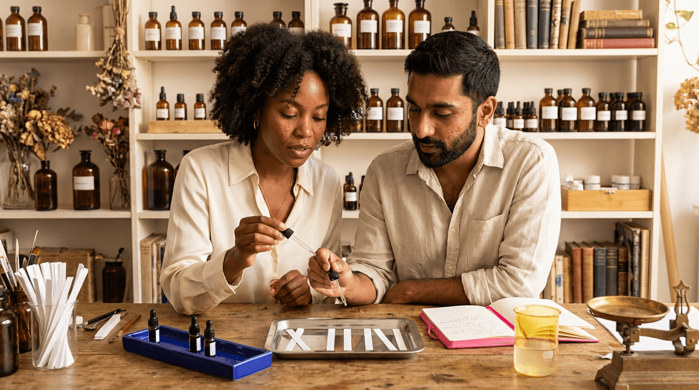 Curso de esencias y perfumes