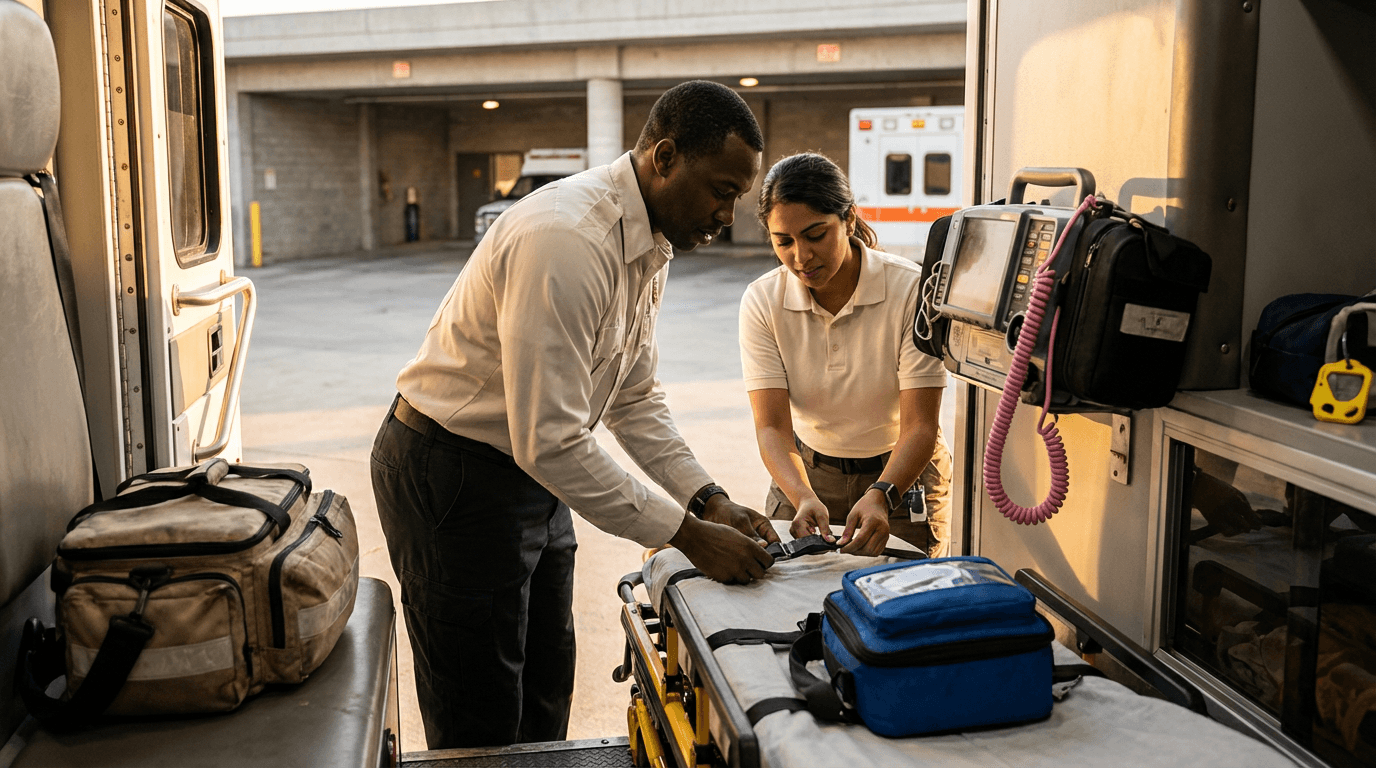 Školení pomocného technika sanitky