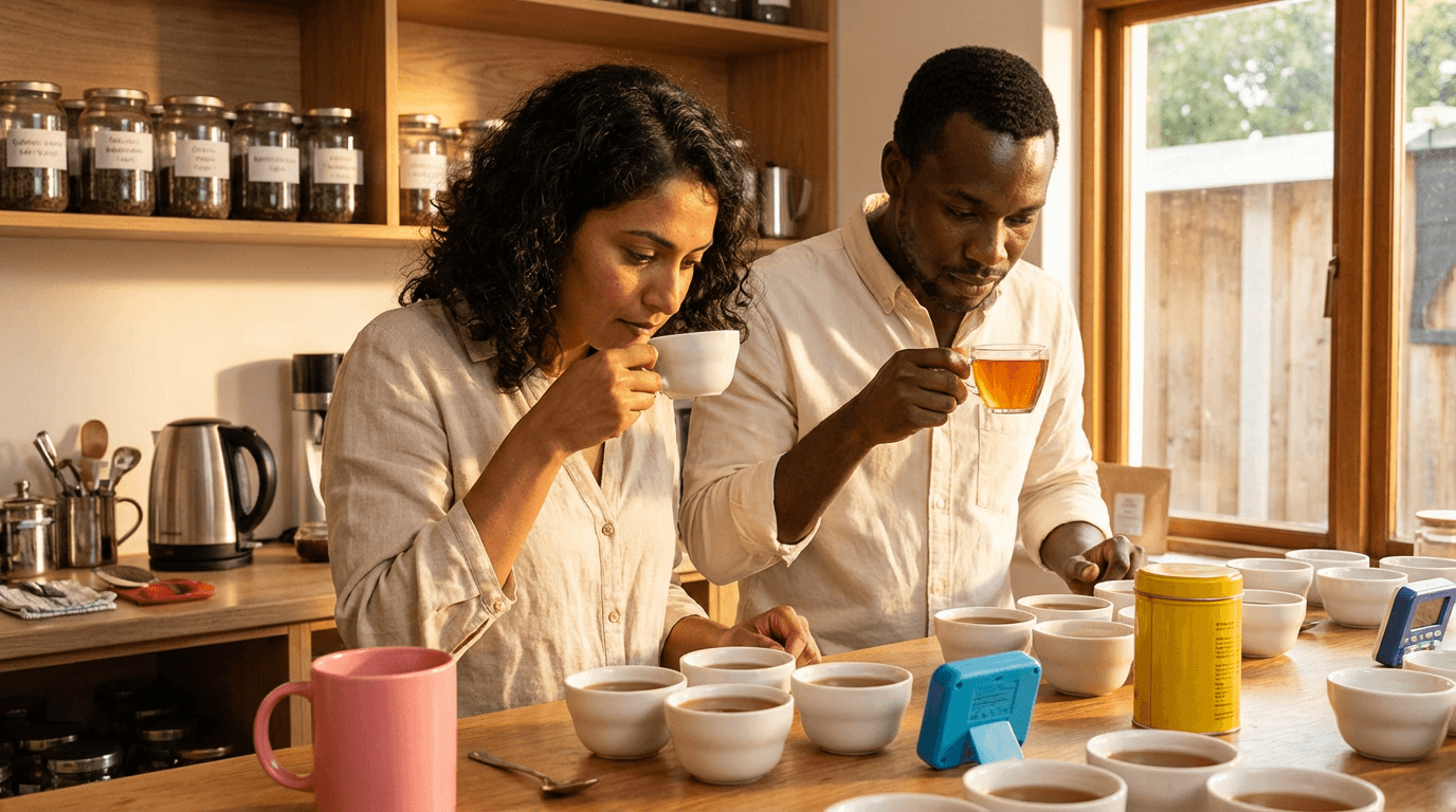 Curso de catador de té profesional