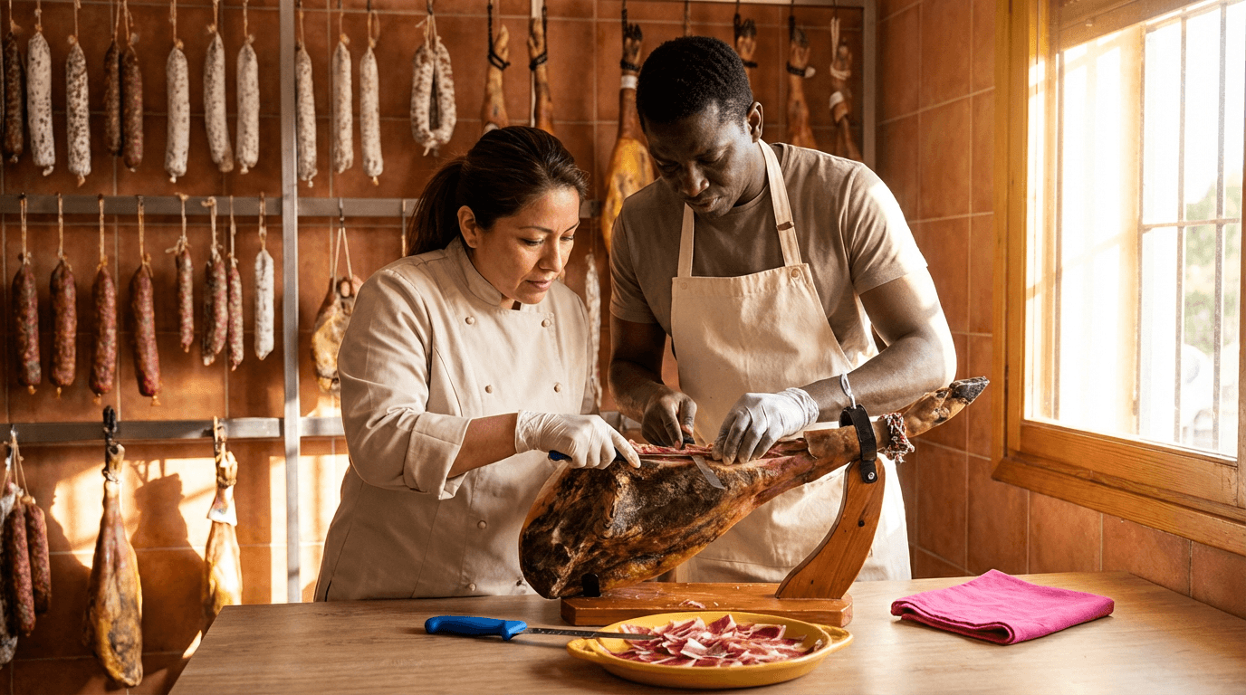 Curso de cortador de jamón
