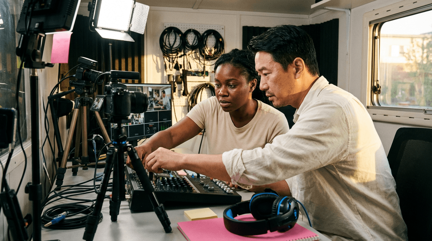 Curso de Técnico de Transmissão ao Vivo