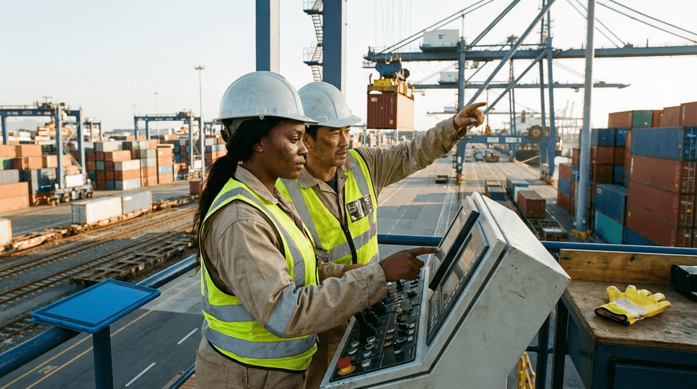 Curso de Guindaste Portuário