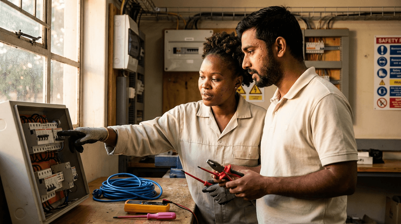 Elektro-Schulung für festgelegte Tätigkeiten