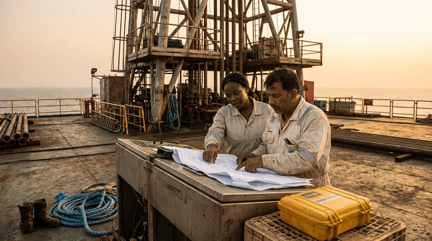curso de trabajo en plataforma petrolífera
