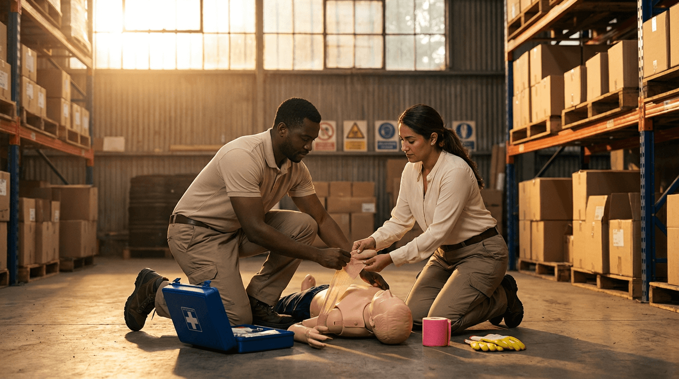 curso de primeros auxilios en el ámbito laboral