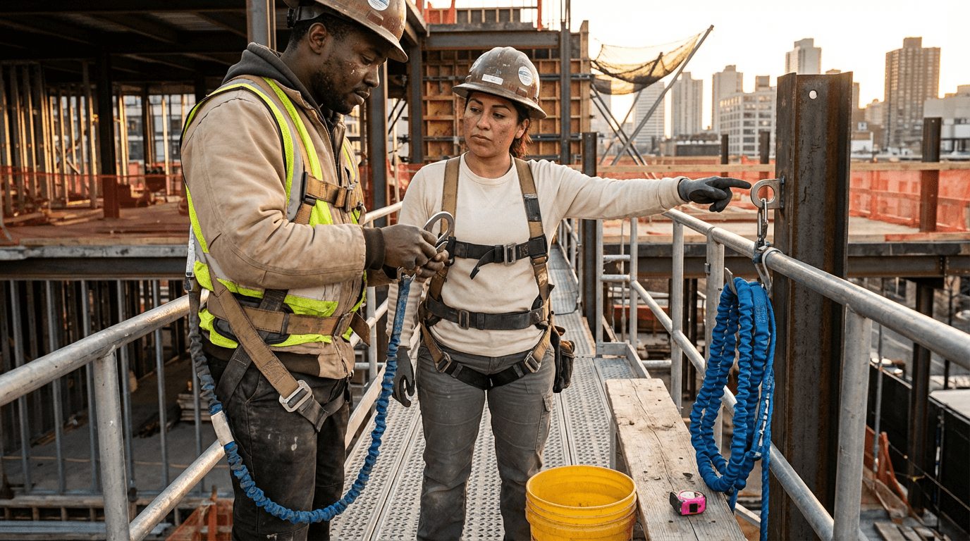 protection against falls training