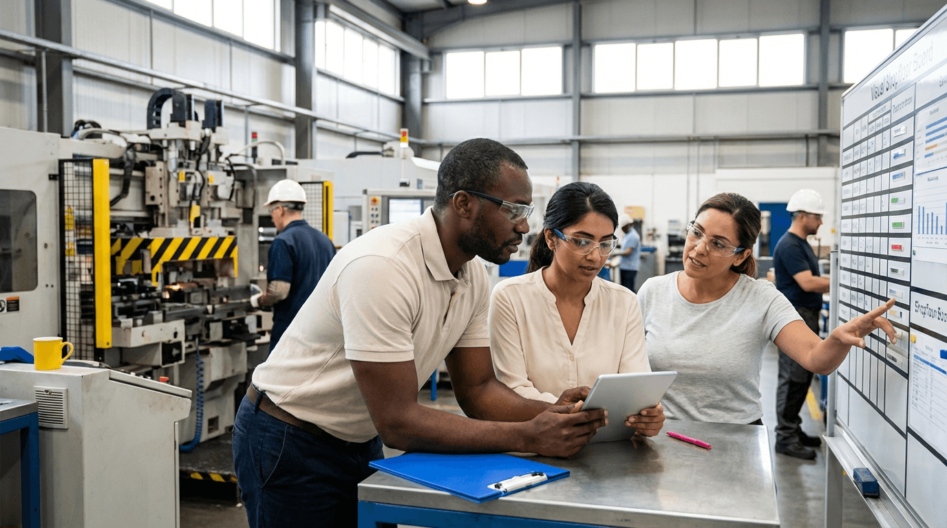 הדרכה בניהול רצפת ייצור