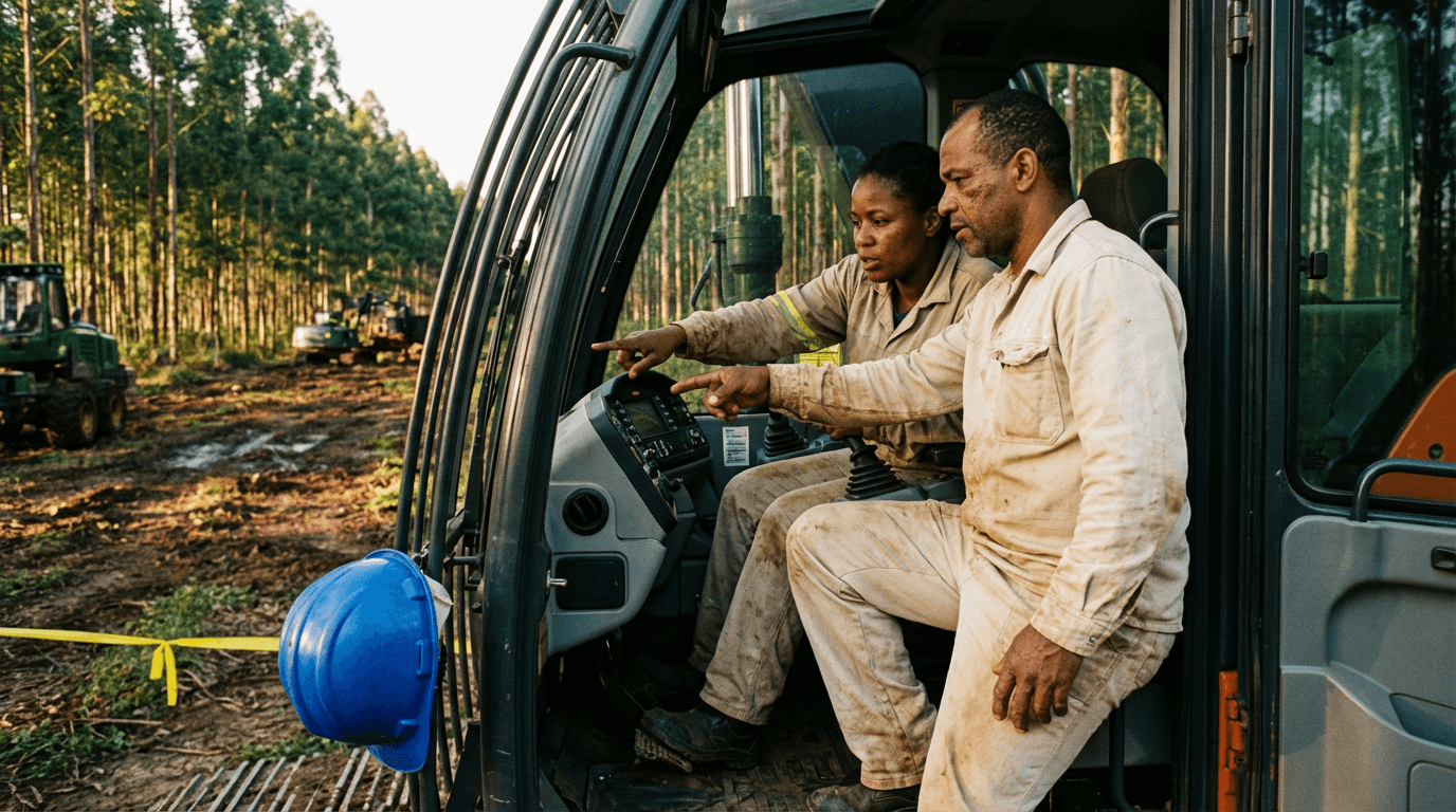 Curso de Operador de Máquinas Florestais