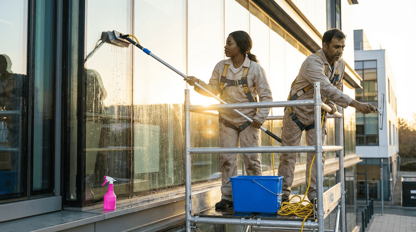 Fassadenreinigung-Schulung