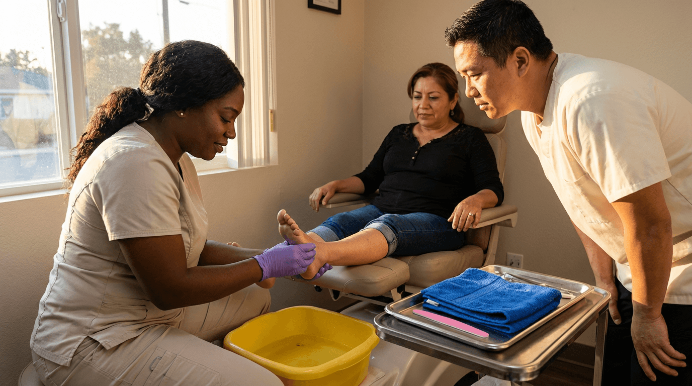 دورة ممارس رعاية صحة القدم