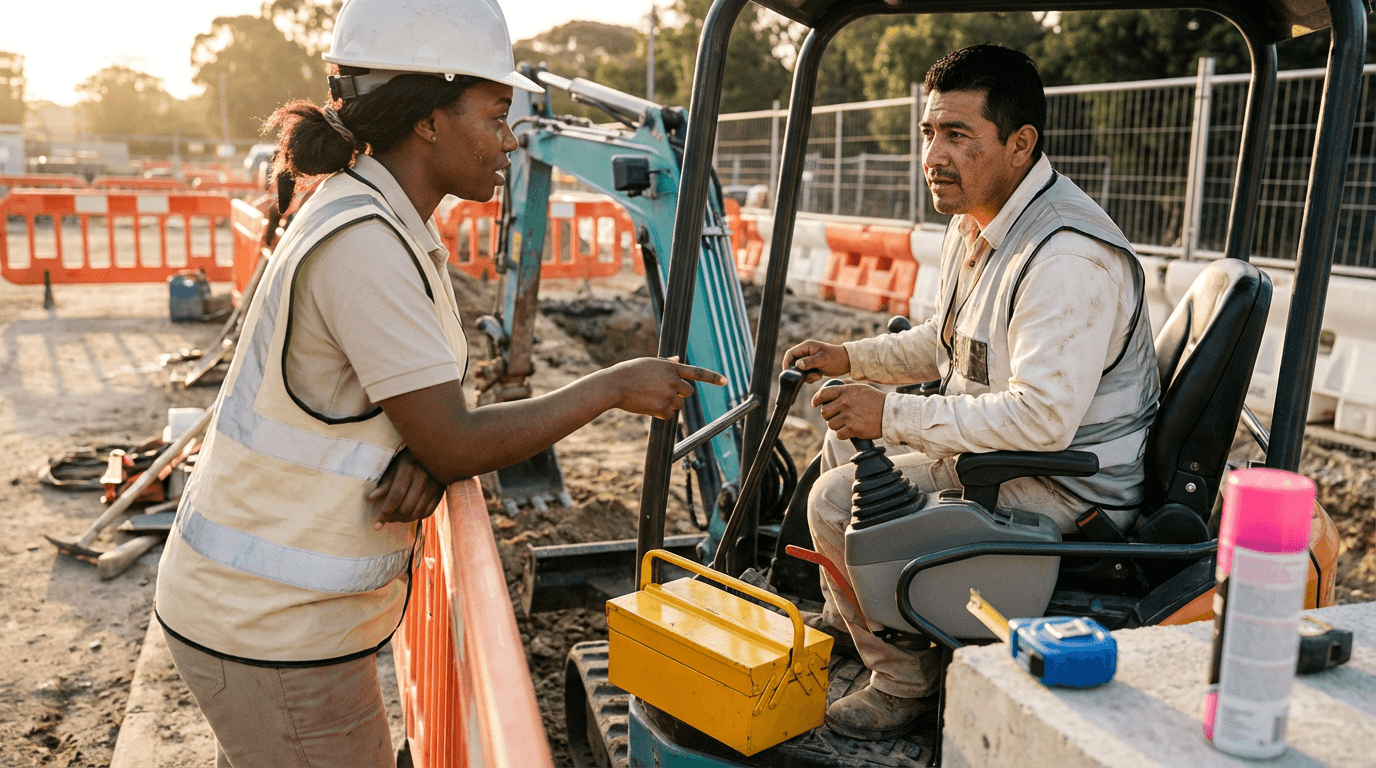 formation conduite mini pelle