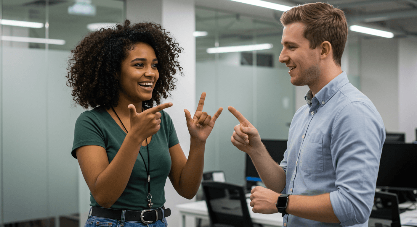 Curso de Linguagem de Sinais