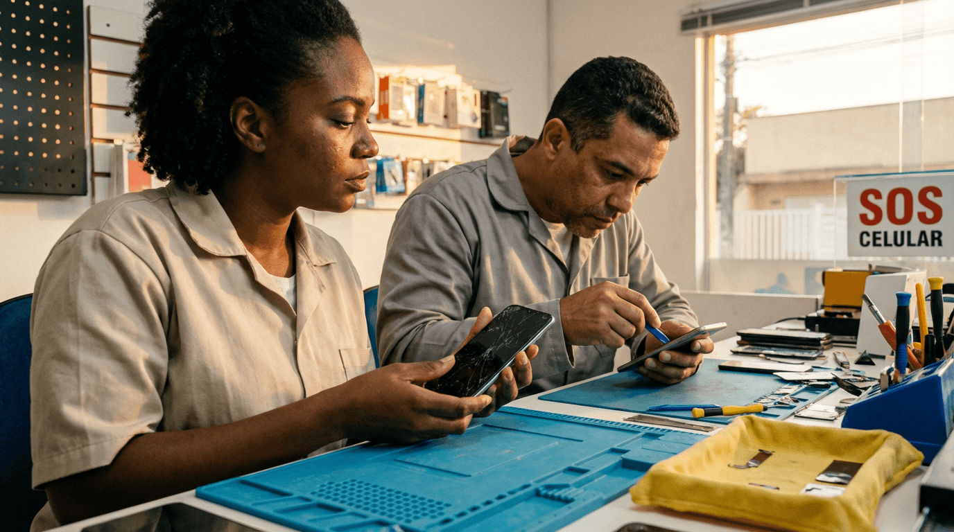 Curso de Técnico em Troca de Telas de Celulares