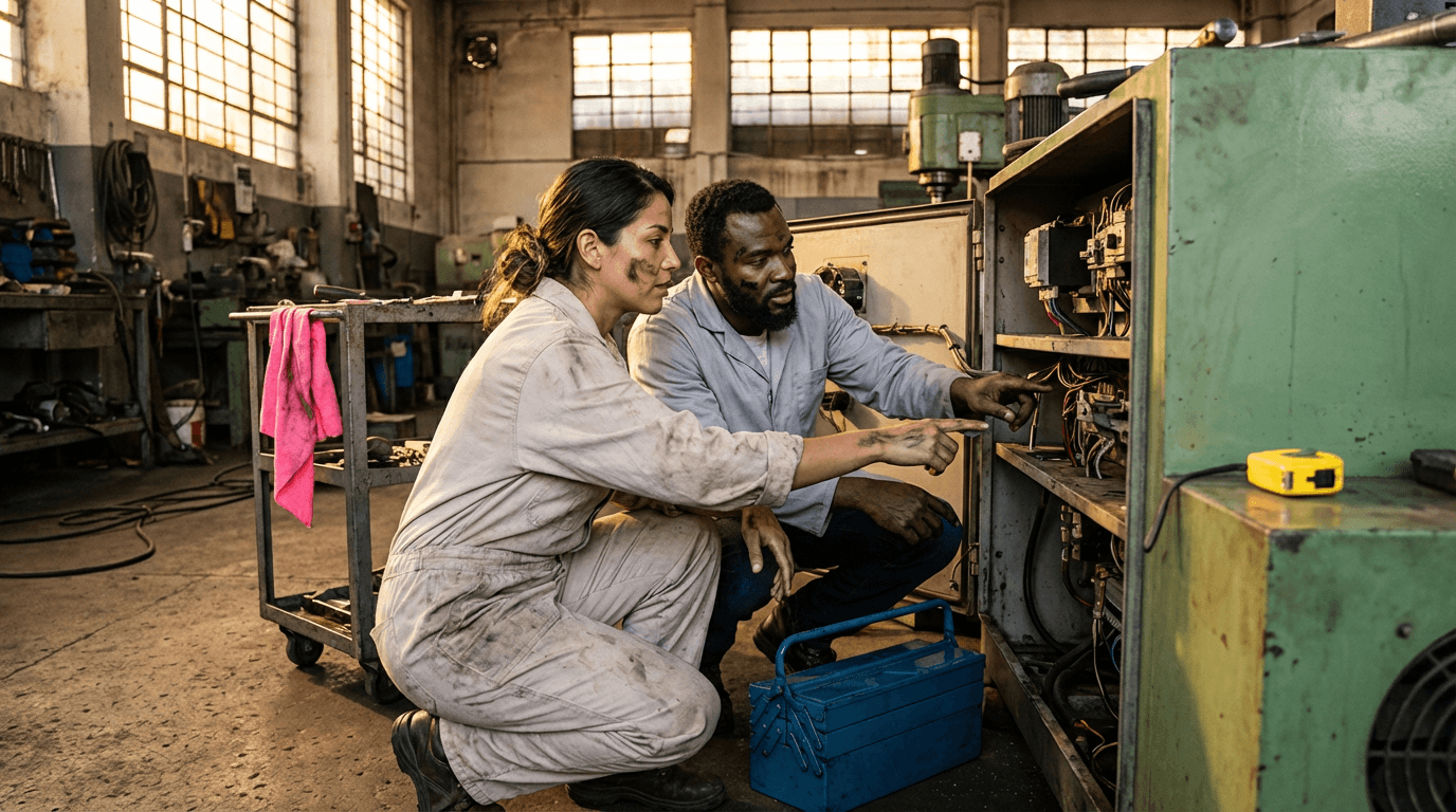 curso de reparación de maquinaria