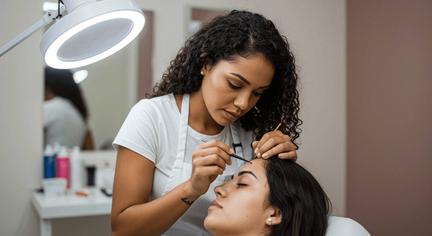 Curso de Planejamento Completo para Serviços de Design de Sobrancelhas