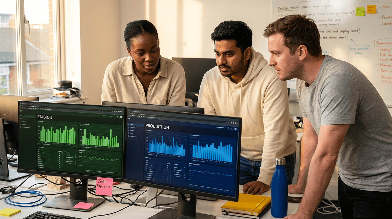 उत्पादन और स्टेजिंग पर्यावरण प्रबंधन कोर्स