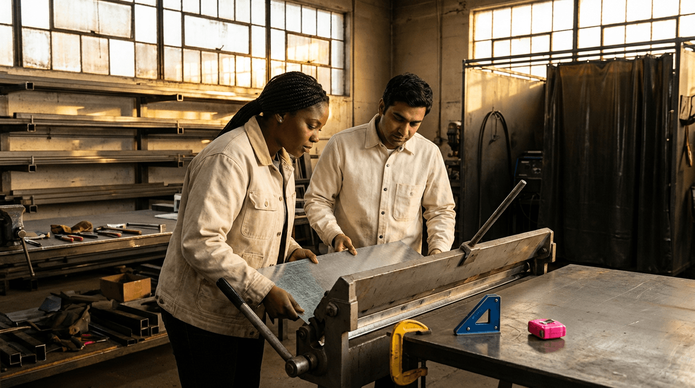 ශීට් මෙටල් ෆැබ්‍රිකේෂන් පාඨමාලාව