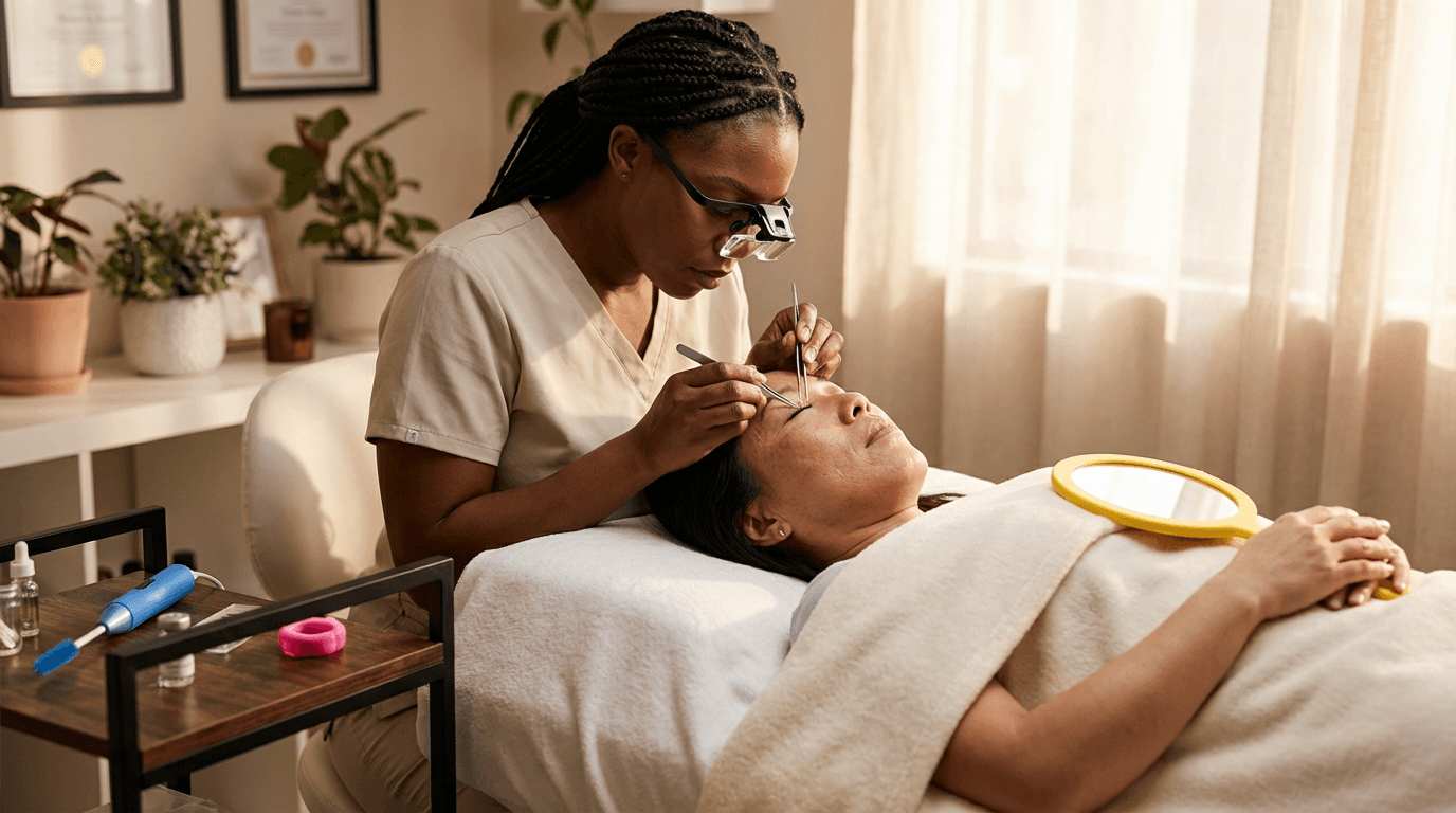 Curso de colocación de extensiones clásicas de pestañas