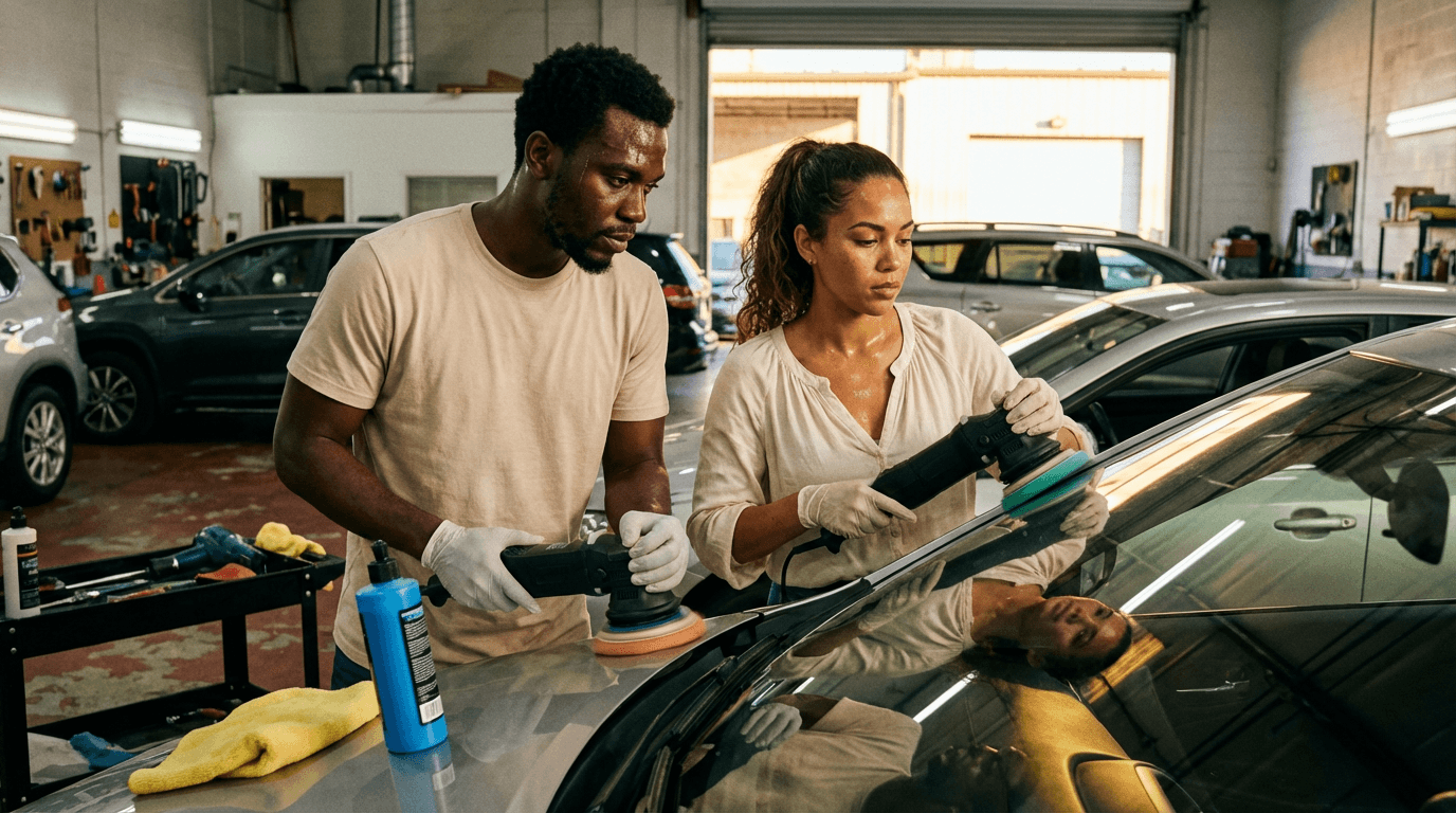 Curso de Polimento de Vidros Automotivos