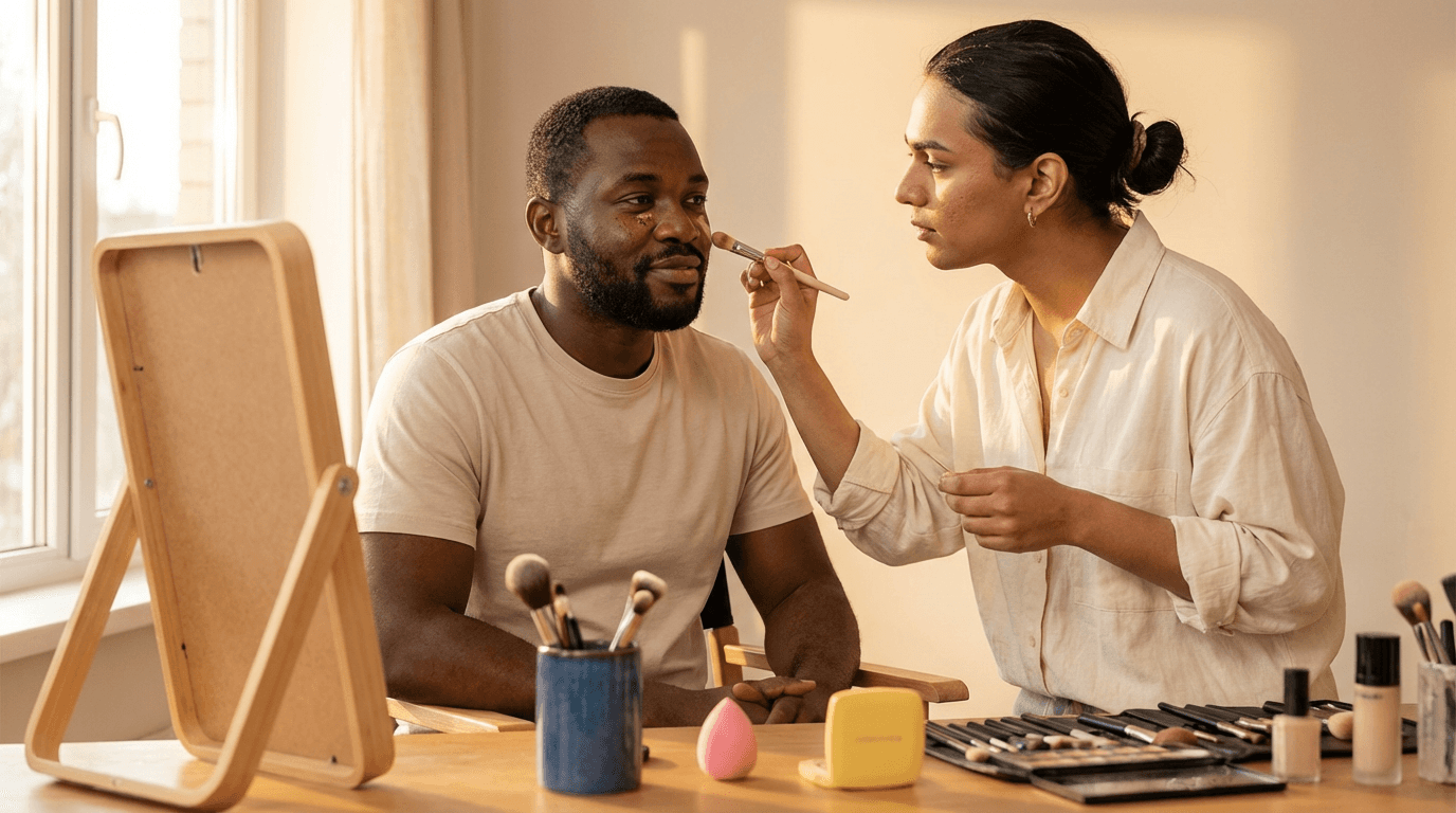 curso de maquillaje para hombre