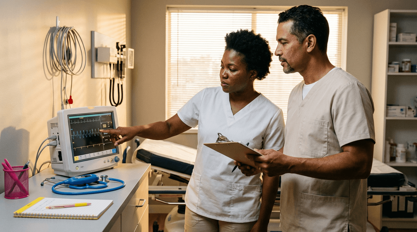 Curso de Ecg para Técnicos de Enfermagem