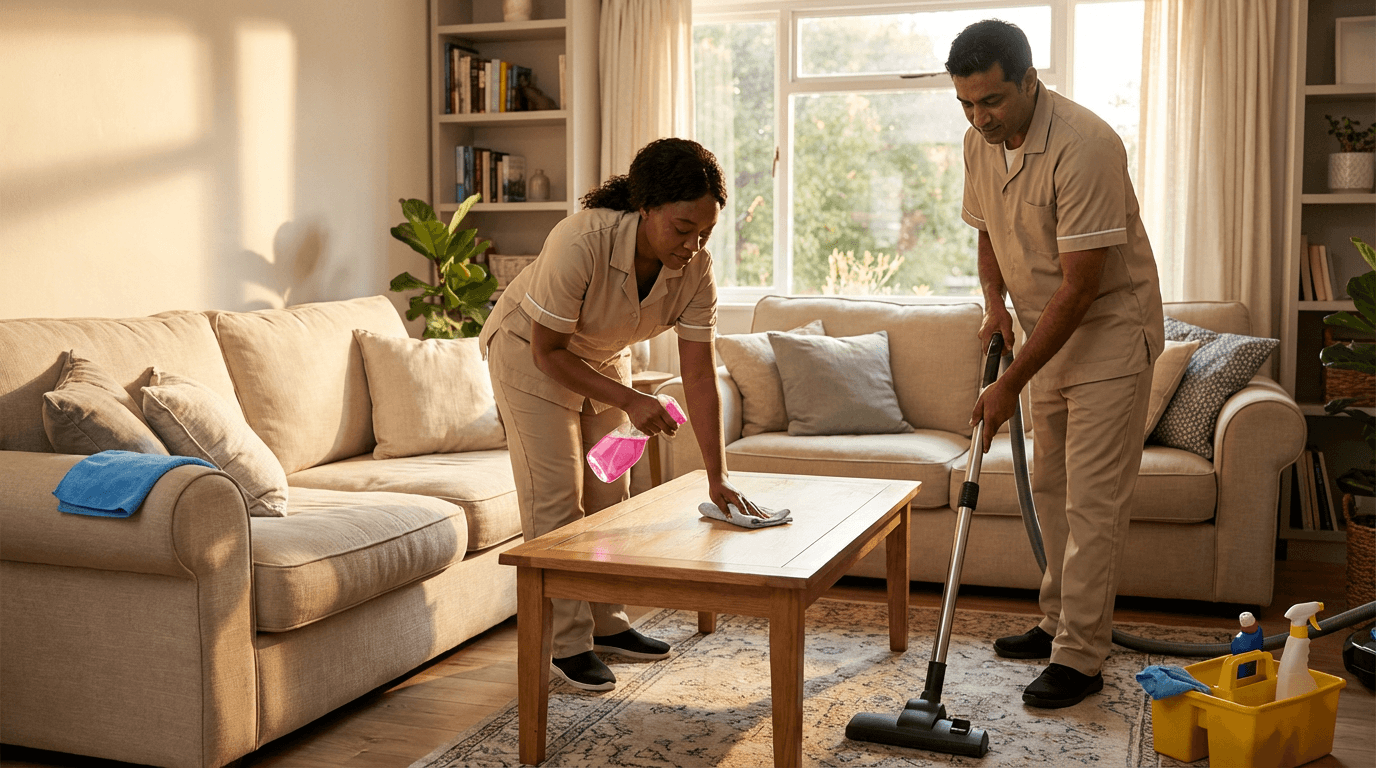 curso de limpieza de espacios y habitaciones