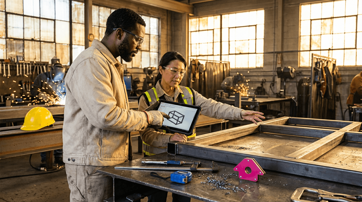 ការបណ្តុះបណ្តាល Weldments នៅក្នុង Solidworks