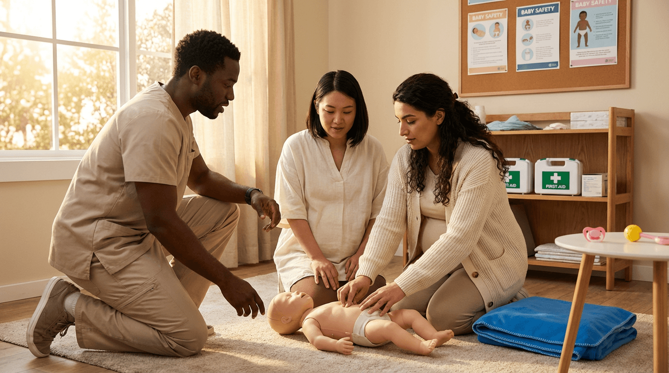 Erste-Hilfe-Kurs für Neugeborene