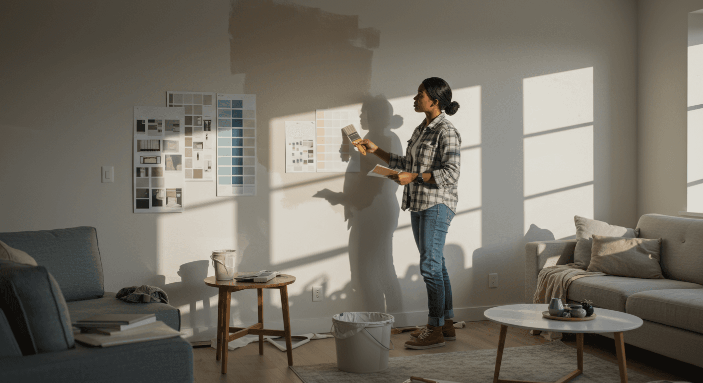 Curso de Pintura decorativa e planejamento de interiores para transformação de salas de estar