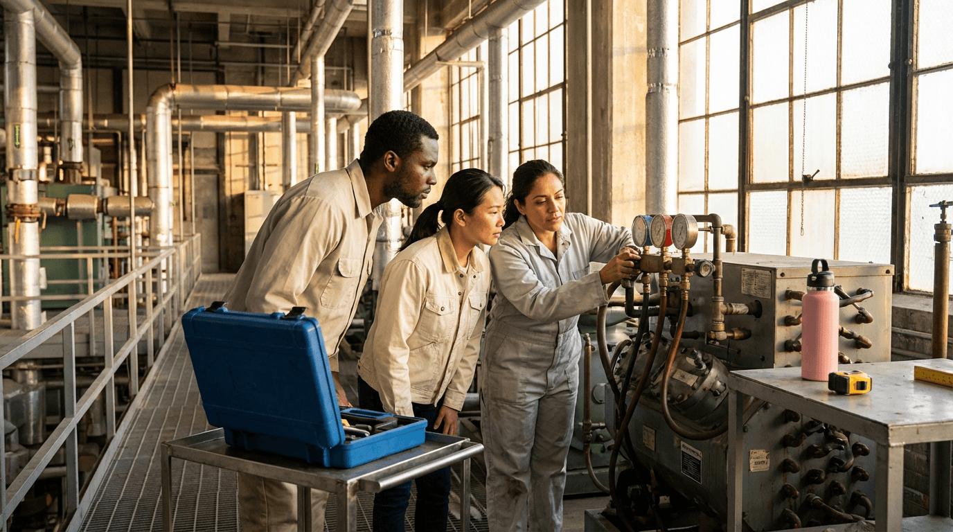 curso de refrigeración industrial con amoníaco