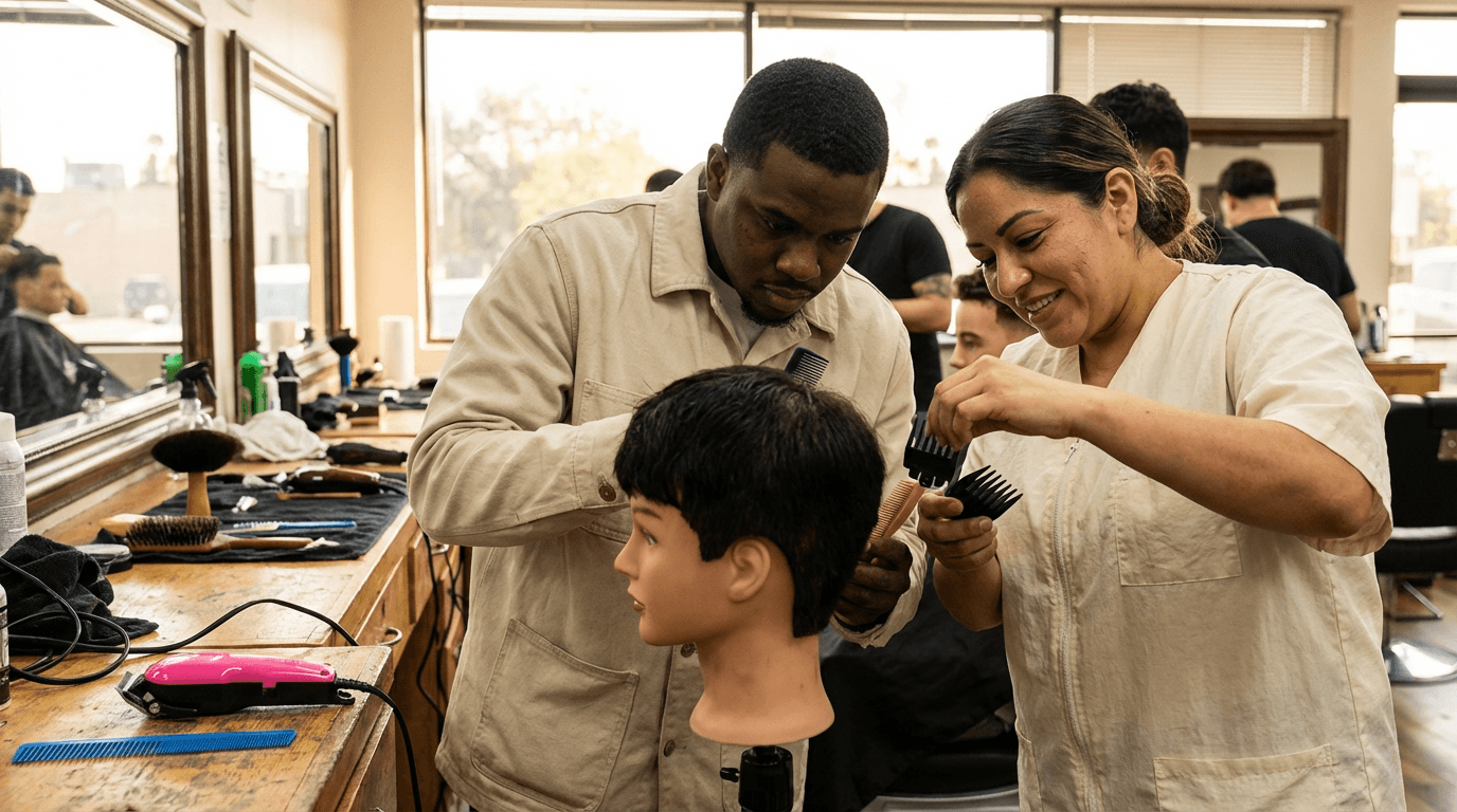 curso de corte con máquina (clipper)