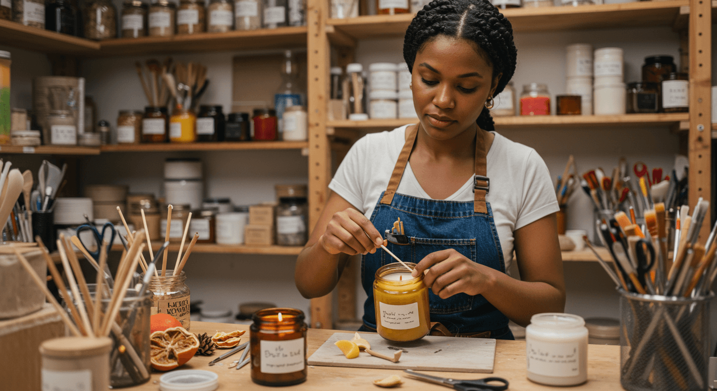 Curso de Velas Artesanais