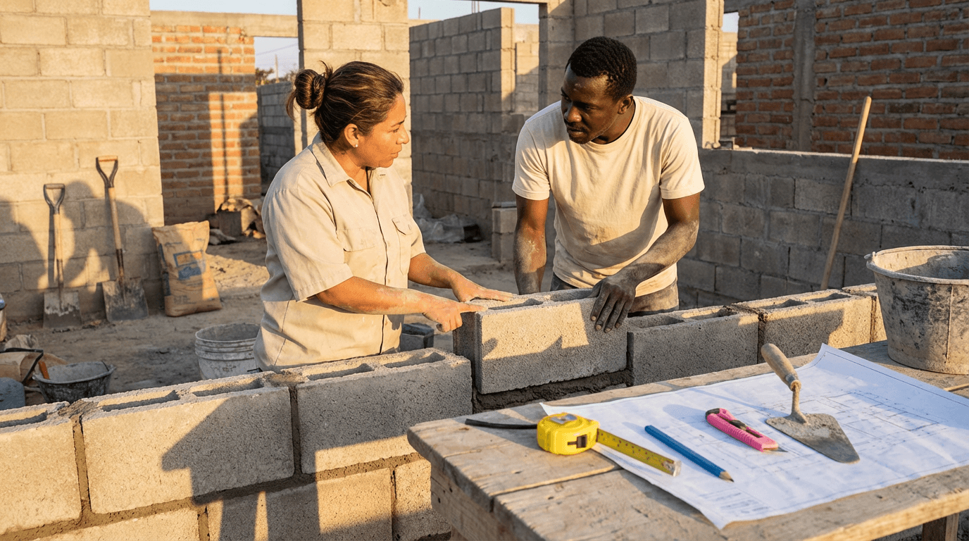 curso de construcción y albañilería
