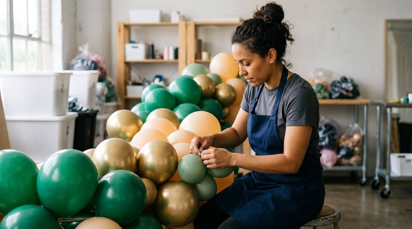 Curso de decoración con globos
