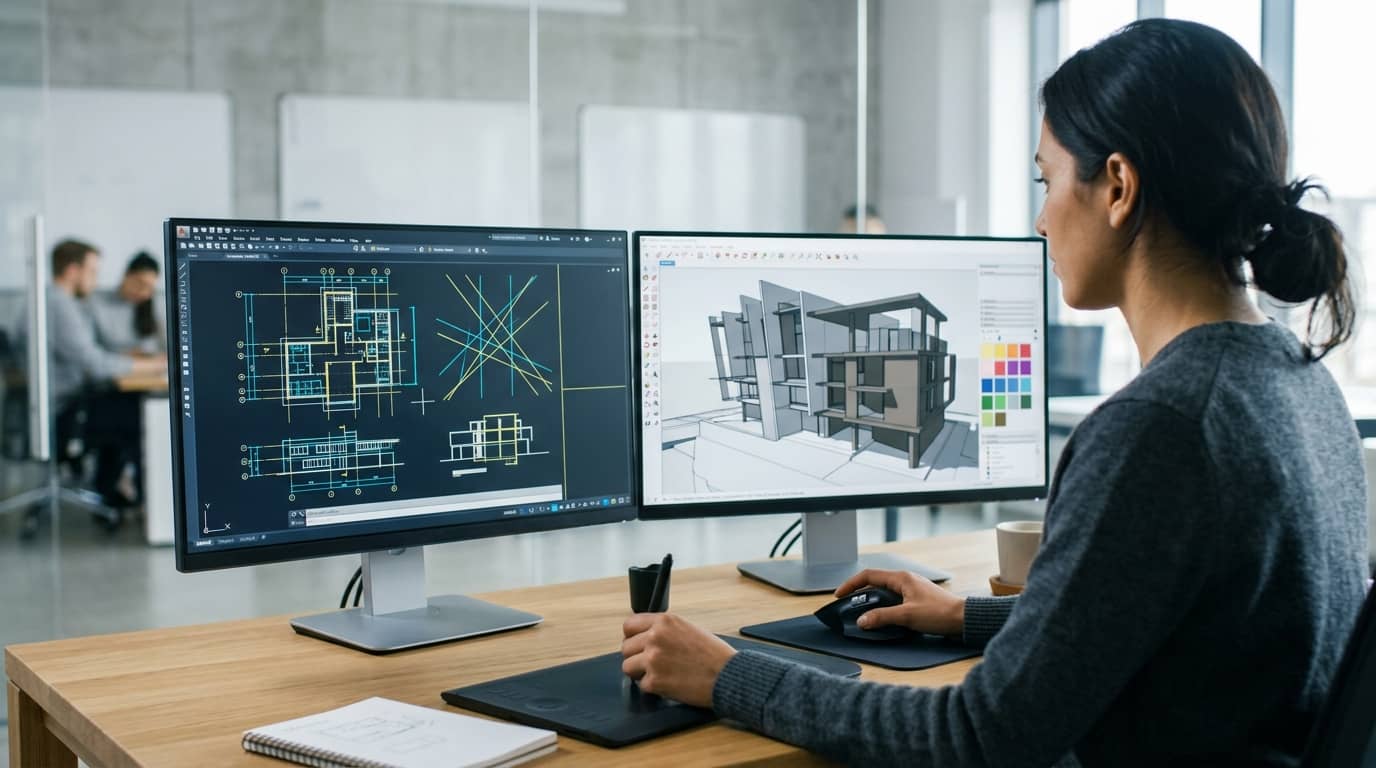 Curso de AutoCAD, Revit y SketchUp