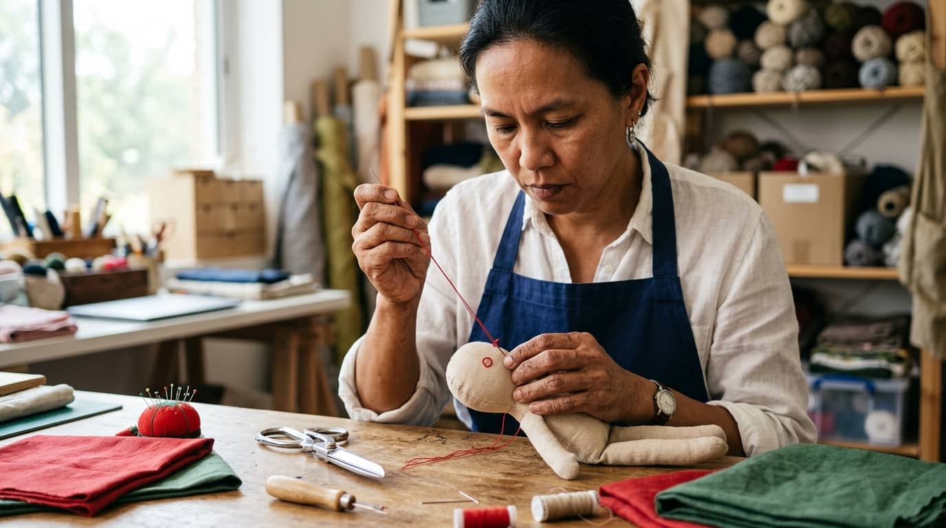 Curso de Bonecas Artesanais de Natal