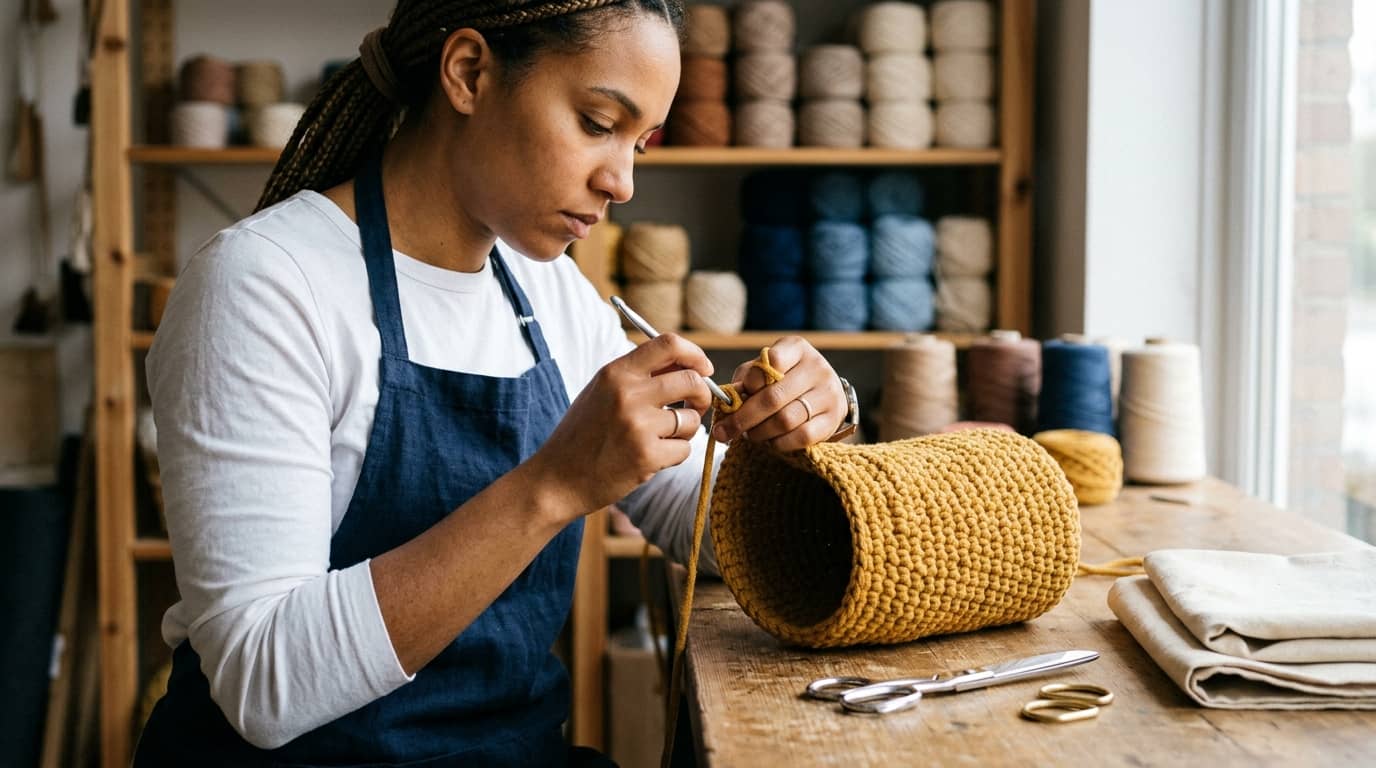 Curso de Bolsa de Crochê
