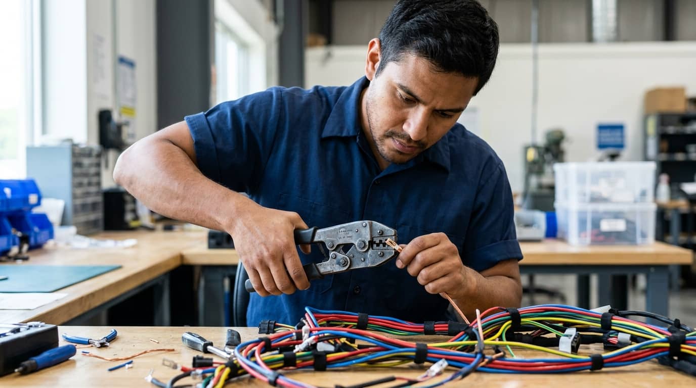 Crimping & Cable Harness Repair training