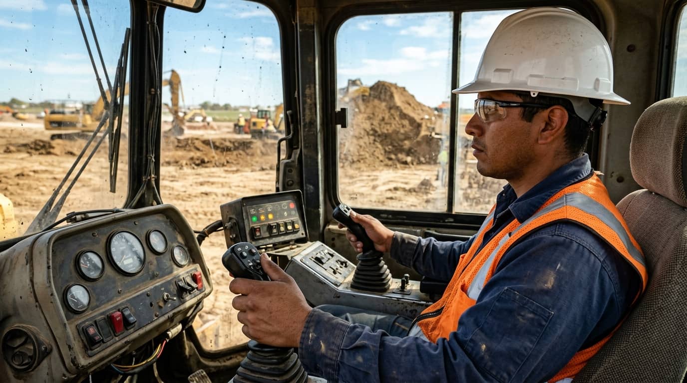 Curso de operador de bulldozer