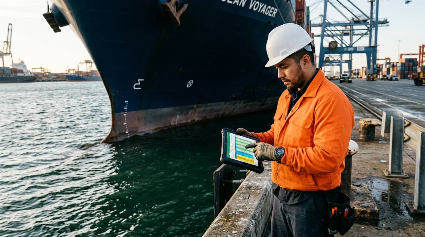Draft Survey Course (shipping/nautical context)