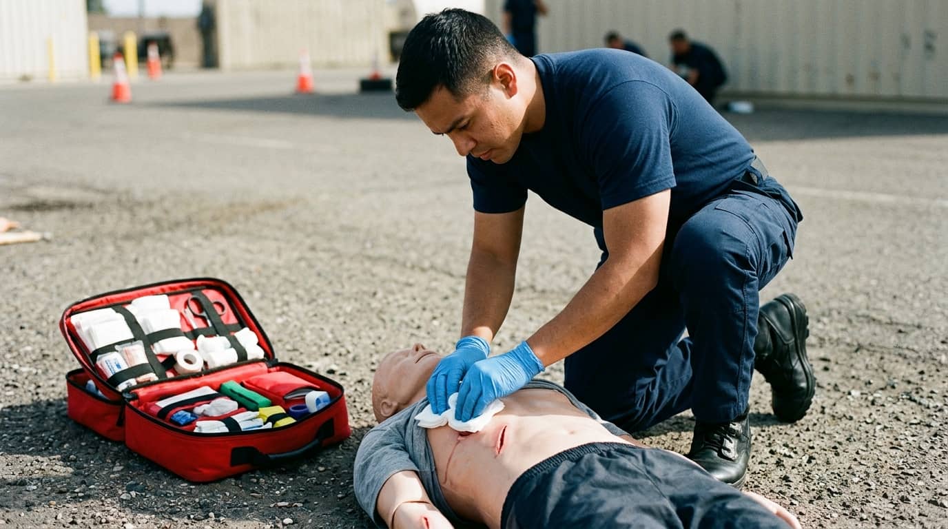 Curso de primeros auxilios para Protección Civil
