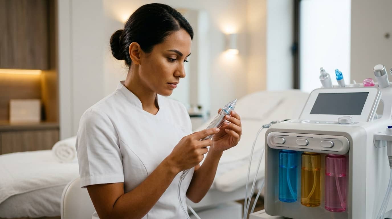 Aquafacial Training with Device