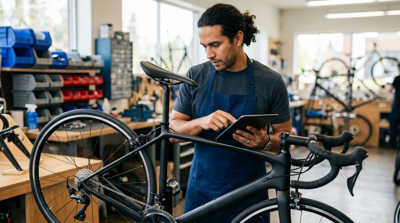 Curso de operaciones en tienda de bicicletas
