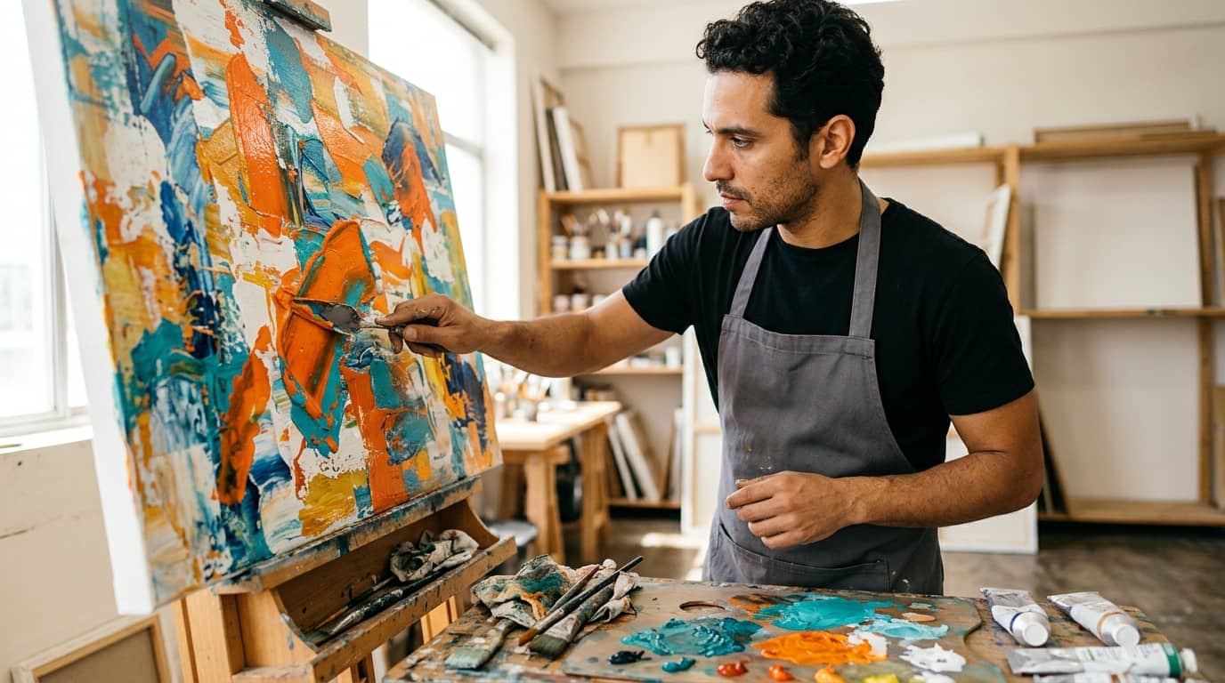 Abstract Acrylic Painting Course
