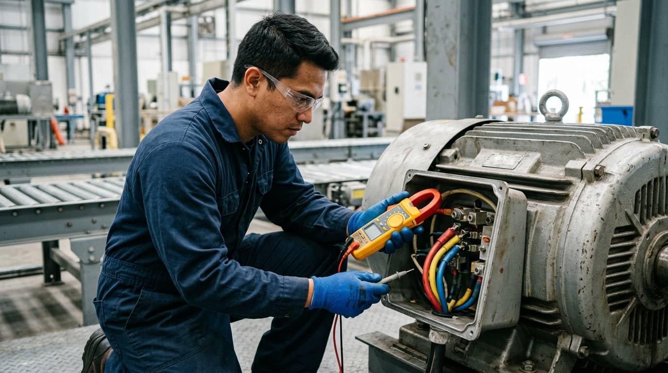 Curso de motores eléctricos para bandas transportadoras