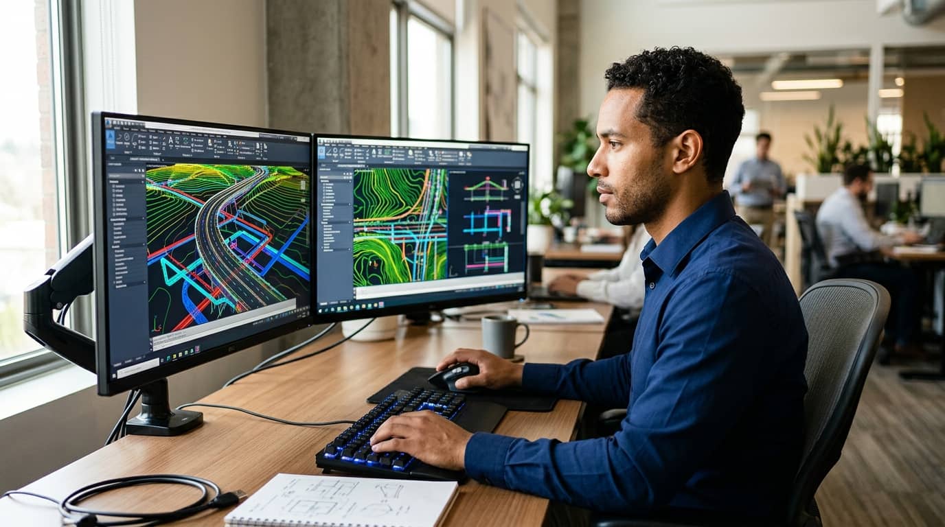 Entrenamiento en Autodesk Civil 3D