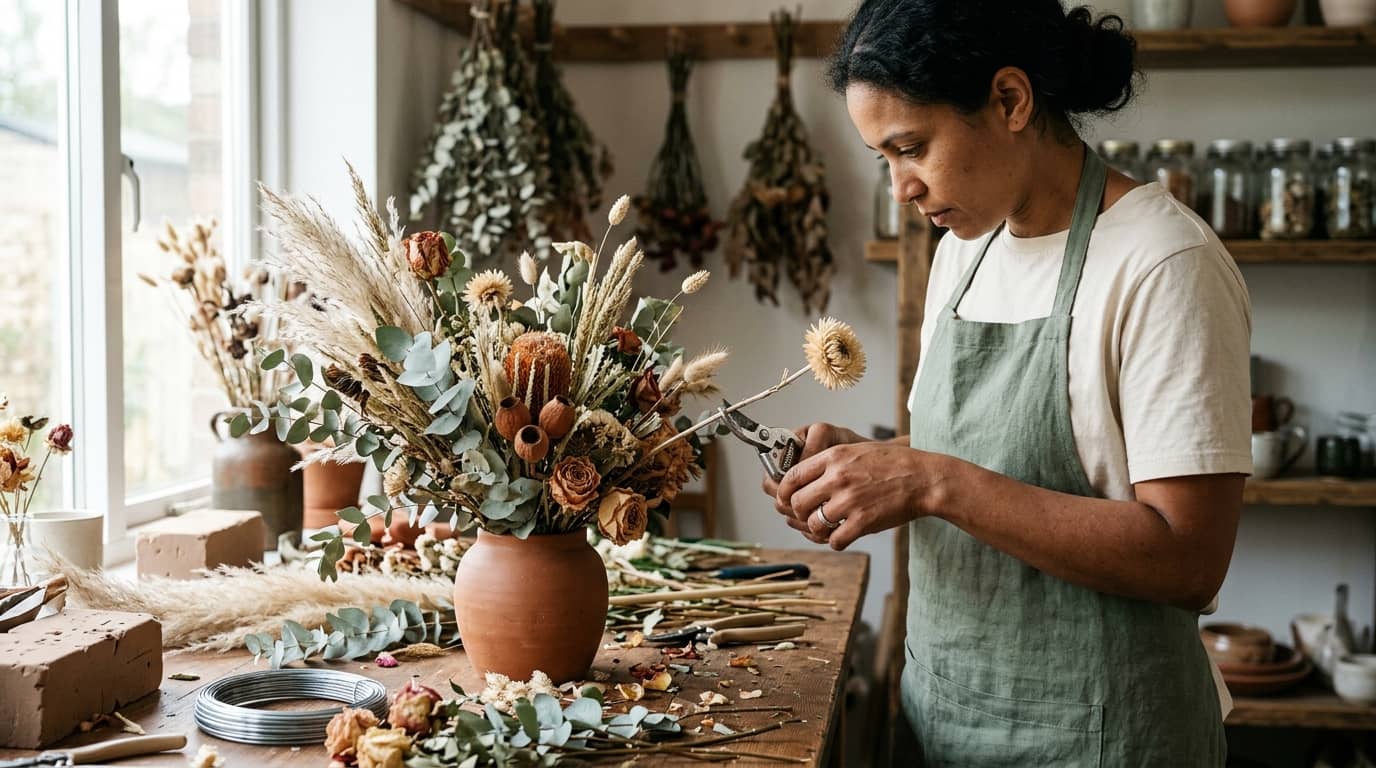 Curso de Flores Secas